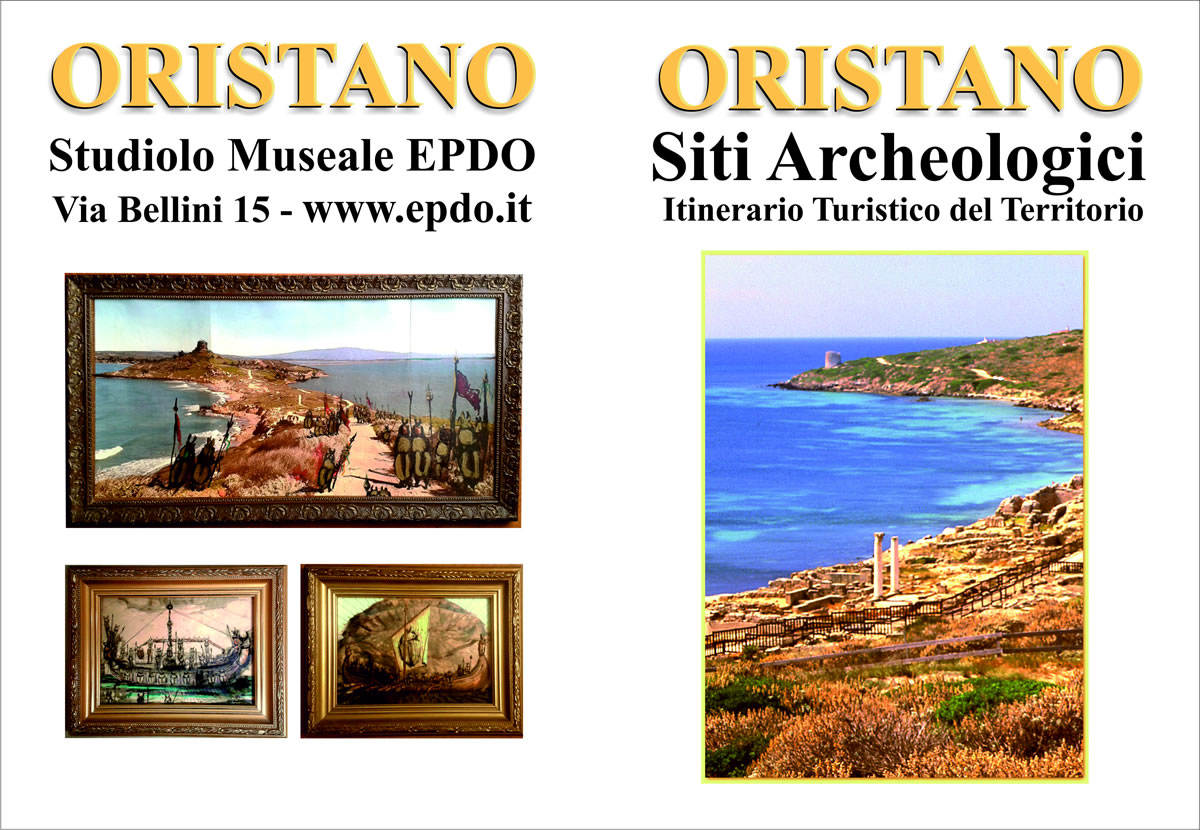 EPDO Cartina Itinerario Turistico provincia di Oristano
